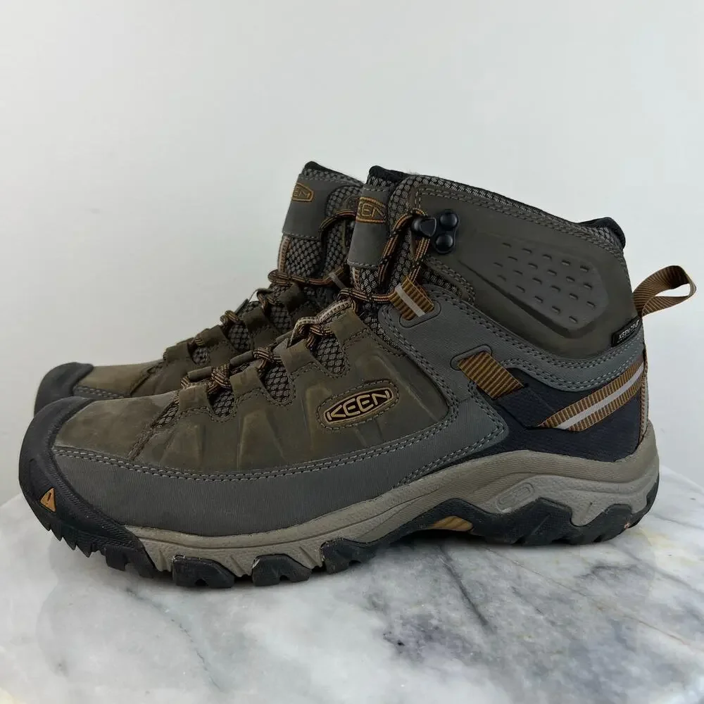 KEEN Men's Targhee III Mid Waterproof 1017787 All Terrain Hiking Work Boots 8.5